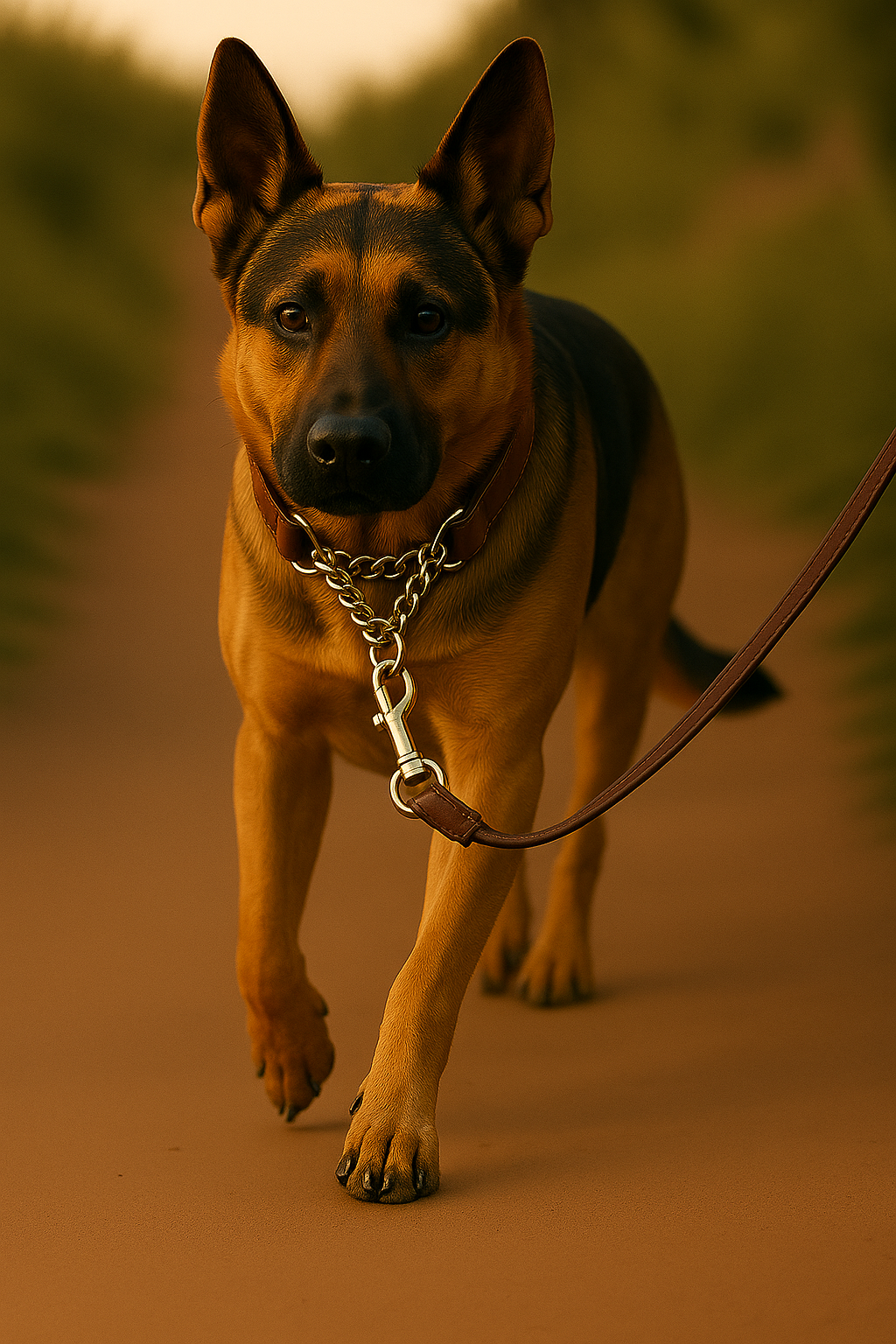 The Durango | Handcrafted Leather Martingale Collar